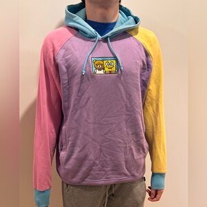 Teddy Fresh Blue and Purple Hoodie